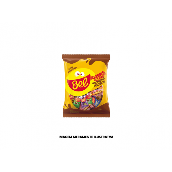 BOMBOM - BEL - 450g SORTIDOS BAG
